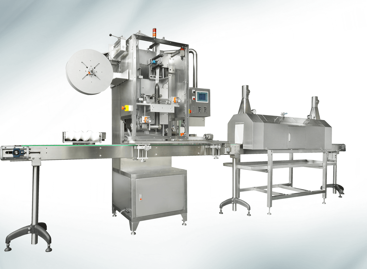 SLEEVE-TYPE AUTOMATIC SHRINK WRAPPER MACHINE